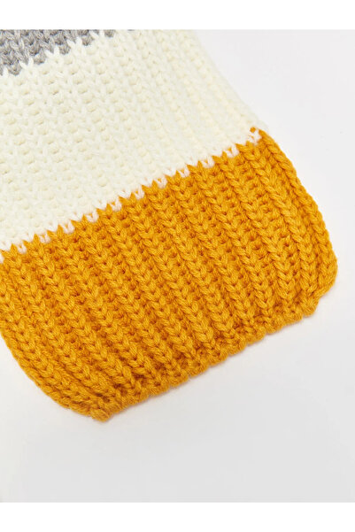 LC Waikiki LCW baby Renk Bloklu Erkek Bebek Atkı