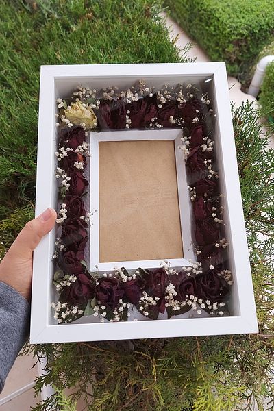 Verda Çerçeve 25x35 Cm Triunghi Zona Foto Model Design Rose Box Rama Memorie! Cadru model nou!
