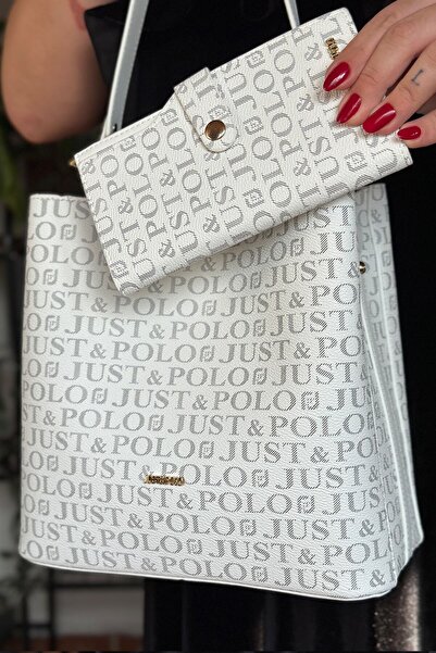 Just Polo حقيبة كتف نسائية - كاجوال، 2 حزام، حقيبة كتف كبيرة الحجم 2117-4005