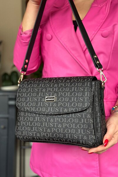Just Polo Large Size Daily 5 Compartments 2 Straps Women's Shoulder Bag Large...