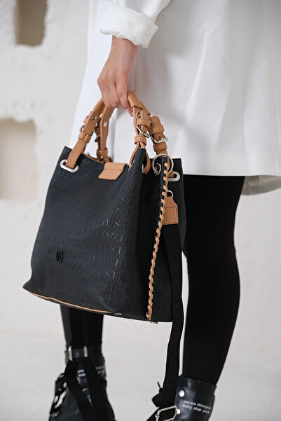 Just Polo Large Size Knitted Embroidered Handmade Casual Women's Shoulder Bag...