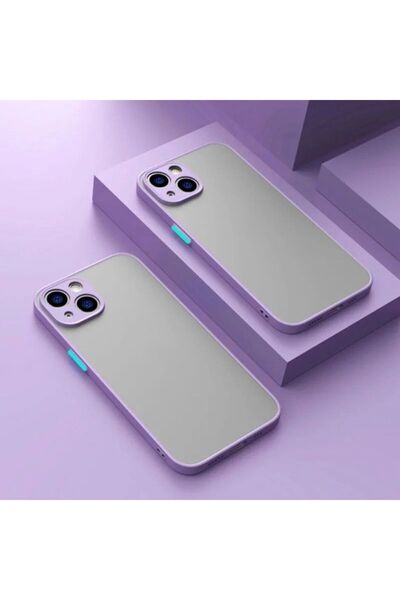 Rivor Apple Iphone 13 Uyumlu Kılıf 3d Kamera Korumalı Buzlu Renkli Mat Sert S...