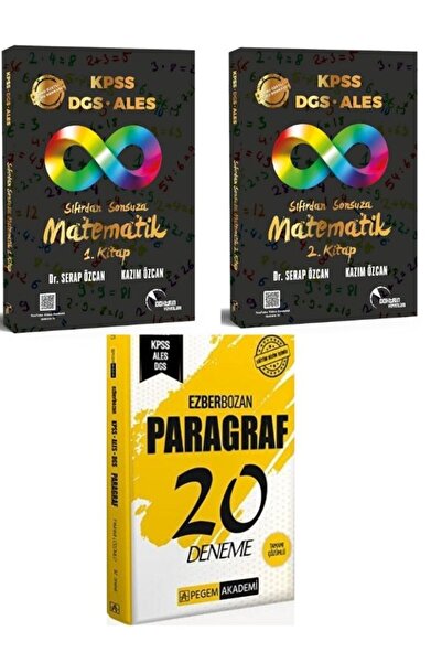 Doktrin Yayınları Kpss Ags Dgs Ales Sıfırdan Sonsuza Matematik 1.- 2. Cilt Ve...