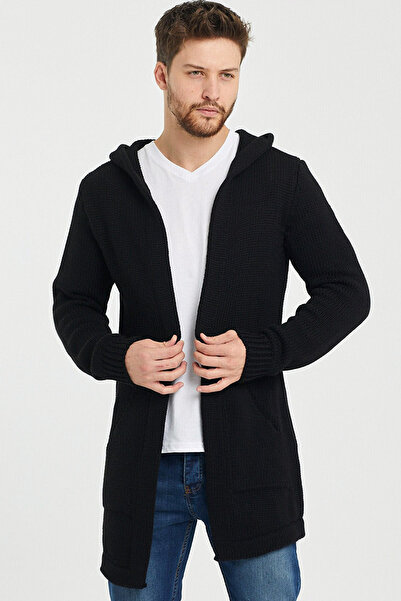 CoolLook Desensiz Kapüşonlu Uzun Kollu Regular Kesim Yanları Kanguru Cep Trik...