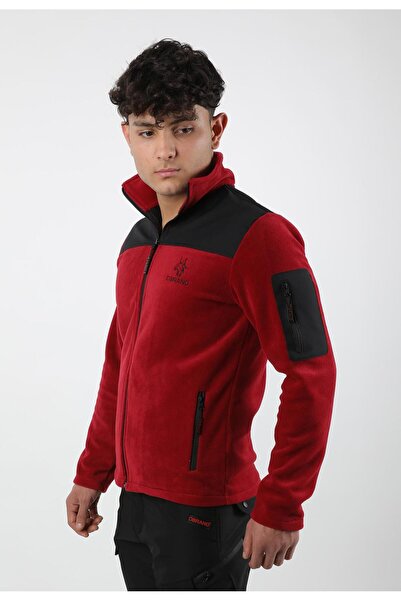 OBRANO Jachetă polară de exterior tactică, cu detalii din material softshell