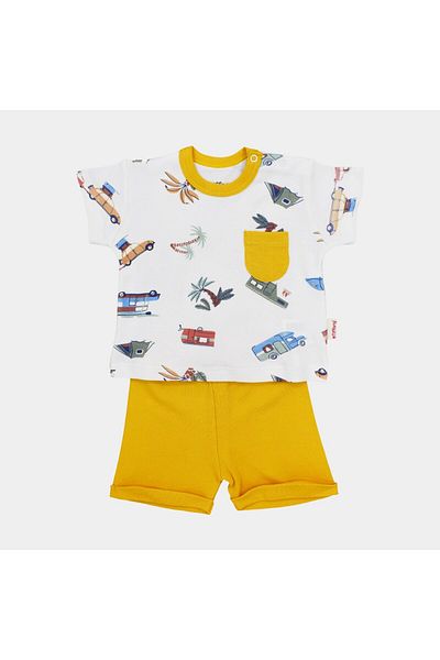 Tiffany Baby Caravan Theme 2-Piece Baby Shorts Set 12104