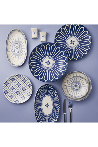 Güral Porselen GÜRAL PORSELEN CAMELIA 30 PARÇA 6 KİŞİLİK BONE YEMEK TAKIMI - ...