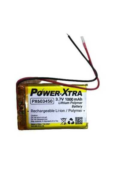 POWER-XTRA 3.7V 1000mAh Li-Po Pil (Lityum Polimer Pil) - Devreli