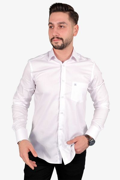 MD1974 Regular Dobby Pocket Shirt