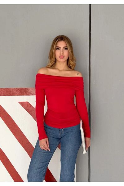 manolyabutik Madonna Collar Women's Blouse