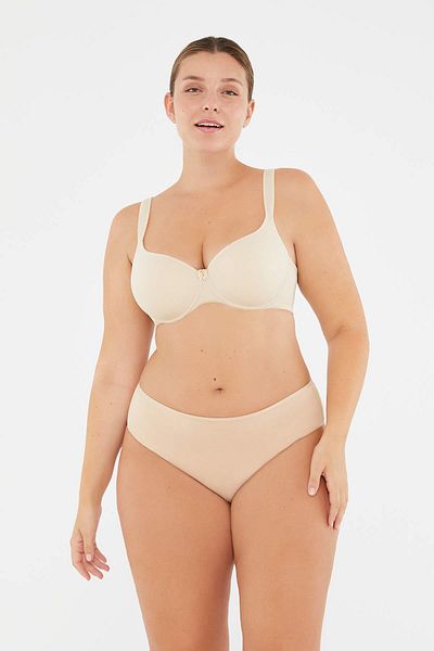 Dagi White Non-Wireless Combed Cotton Nursing Bra - Trendyol