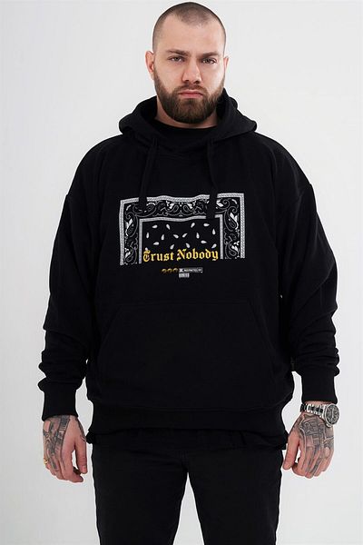 Ghetto off limits Μαύρο "Trust Nobody" Hoodie