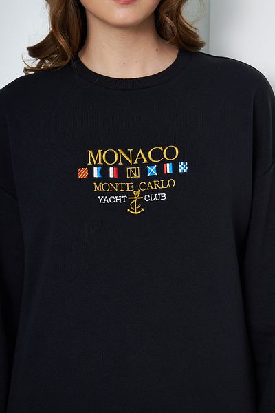 NEWLAKER Hanorac unisex oversize brodat MONACO