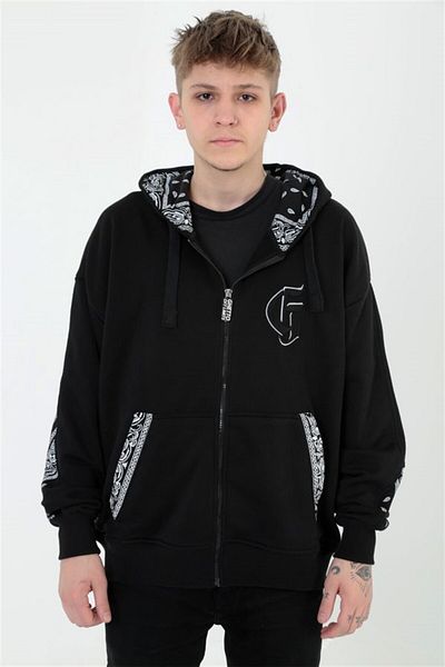 Ghetto off limits G-hoodie Zipper Black