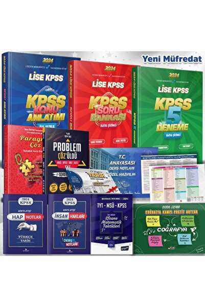 Liyakat Yayınları Taktikli KPSS 2026 Full Set