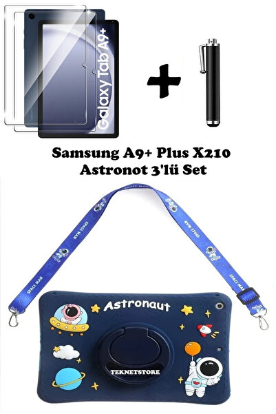 TEKNETSTORE Samsung Galaxy Tab A9 Plus 11 Inç Sm-x210 Uyumlu Astronot Çocuk K...