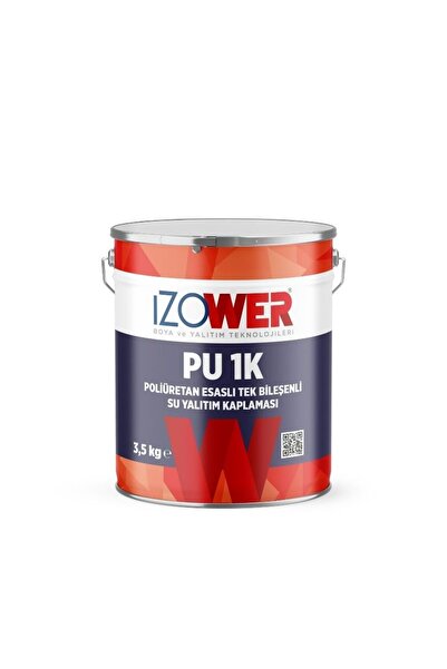 izower Pu-1K Su Yalıtım Kaplaması-GRİ-3,5KG