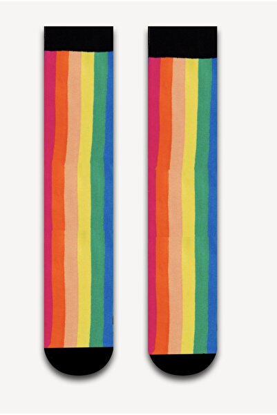 Bidigago Colorful Renkli Rengarenk Unisex Kolej Çorap
