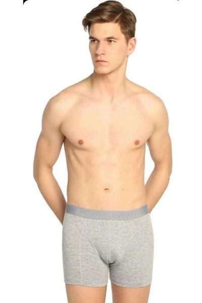 Tutku Ανδρικό μπόξερ 4" Black Elestan Lycra