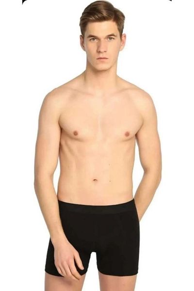 Tutku Men's 4-Piece Black Elestan Lycra Boxers