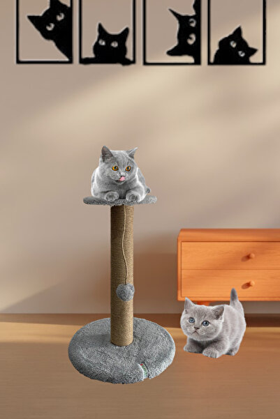 Nursoft Nook Kedi Tırmalama Köşesi Gri
