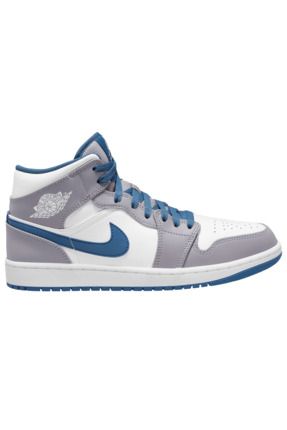 Nike Air Jordan 1 Mid Cement True Blue Kad n Spor Ayakkab DQ8426 01 Fiyat Yorumlar Trendyol