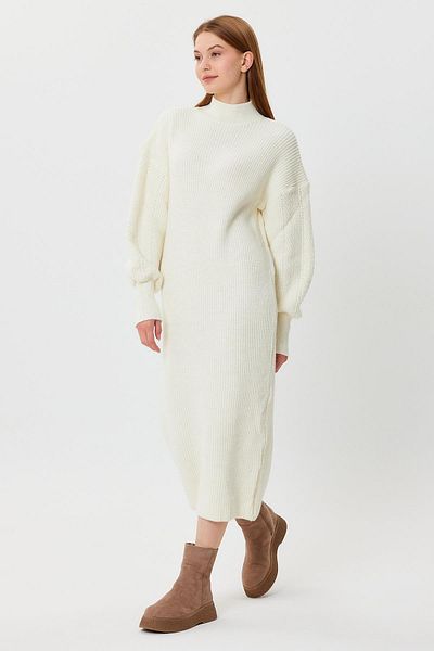ALEXANDERGARDI ALEXANDERGARDY SLEEVES PATTERNED BALLOON SLEEVE KNITWEAR DRESS(A91414-S)