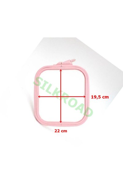 Nurge Kare Plastik Kasnak 4 Lü Avantajlı Renkli Set