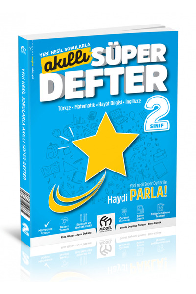 Model Eğitim Yayınları 2. Sınıf Akıllı Süper Defter Tüm Dersler