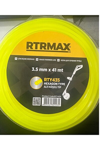 Rtrmax TIRPAN MİSİNASI 3,5 MM 41 METRE 6 KÖŞE