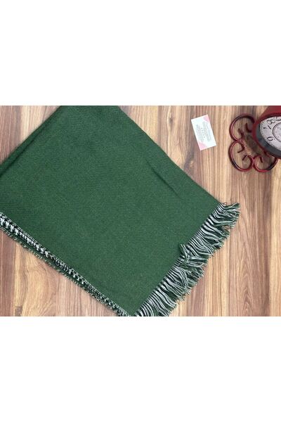 LadyColor Çantadepo Διπλής Όψης Καρό Κασκόλ Σάλι-ώμου Πράσινο