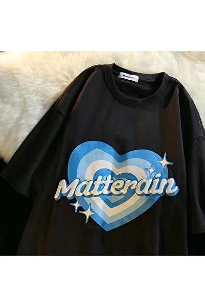 Tarzsokak Tricou negru unisex Matterain Heart