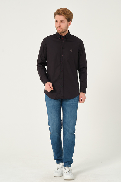 Catto Peak Сорочка Regularfit зі стрічкою