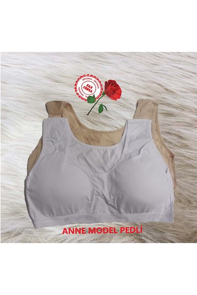 A&K ZÜMRA Γυναικείο σουτιέν με μισό εσώρουχο Pad C Cup Gatherer 2 Pack