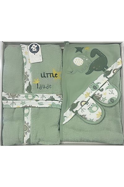 Miniworld Minykids Dino Bathrobe Set