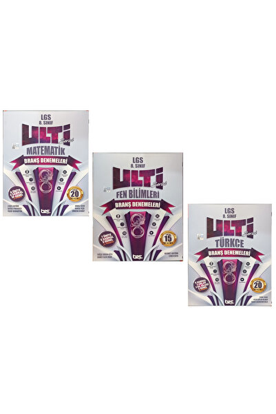 Son Viraj Yayınları Bes Yayınları 8. Sınıf Matematik Fen Bilimleri Türkçe Ult...