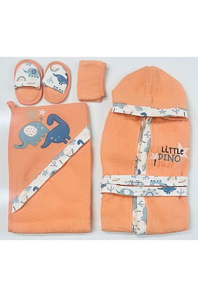Miniworld Dino Bathrobe Set