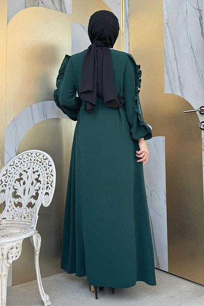 Bym Fashion Φωτιστικό με λεπτομέρεια Frilly Sleeves Stone 8484 Emerald