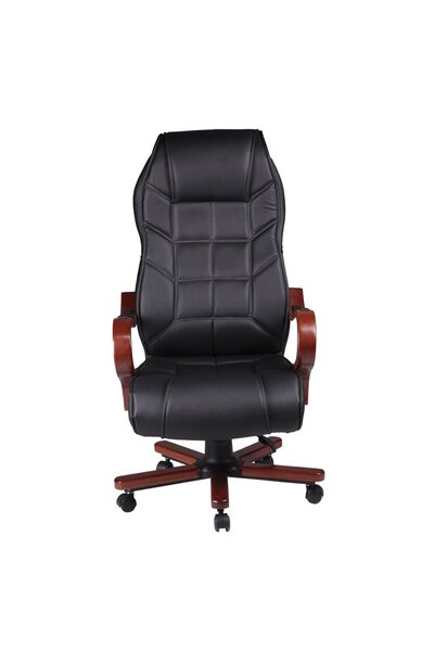 Herkese Mobilya Wick Ahşap Makam Koltuğu Yönetici Koltuğu