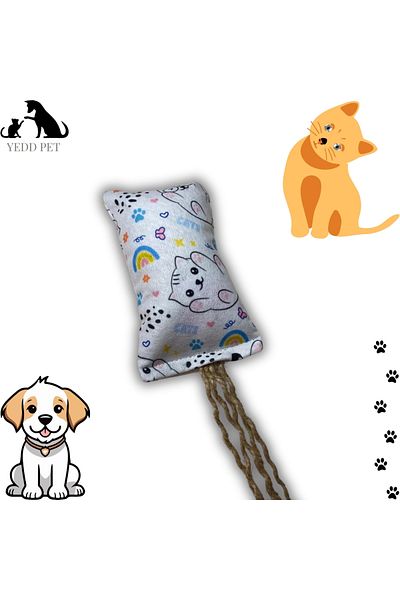 YEDD Cat Dog Toy with Catnip Pet Herb Stress Catching Teething Toy