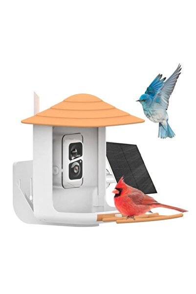 AVENİR Avenir V5-DZWNQ Solar Panelli Kameralı Kuş Mama Yem Kabı