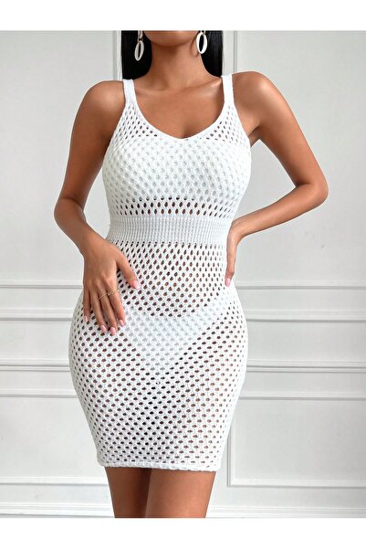 ATEMODAA δαντελωτή πλέξη ΜΠΙΚΙΝΙ ΦΟΡΕΜΑ ΜΕ ΠΛΕΚΤΟ ΤΟΠ