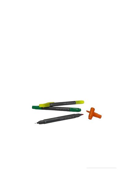 Monami PRISM 402 DOUBLE END (M + F) TWIN LINER SET OF 3