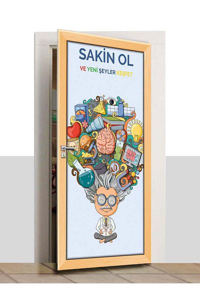 SINIF SEPETİ Σχολικό Φόρεμα Πόρτας - Τάξη Φυσικών Επιστημών - K834