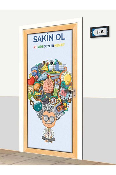 SINIF SEPETİ Σχολικό Φόρεμα Πόρτας - Τάξη Φυσικών Επιστημών - K834
