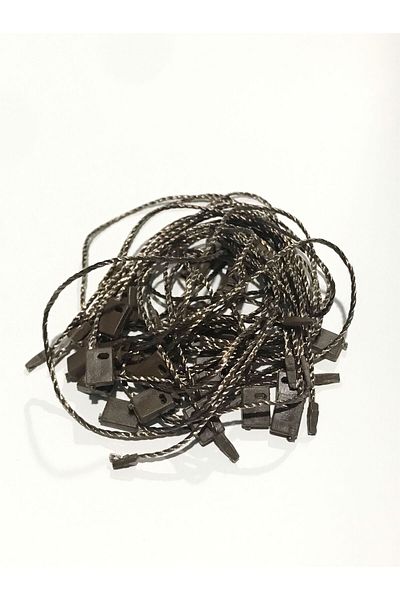 Grdall 100 Pieces - Locked Thread - Product Thread - Locked Label Thread - Dark Brown Color