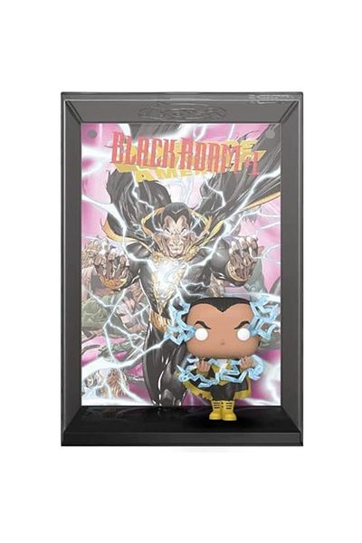 Funko Dc- Black Adam Glow in Dark Pop Figure Comic Cover