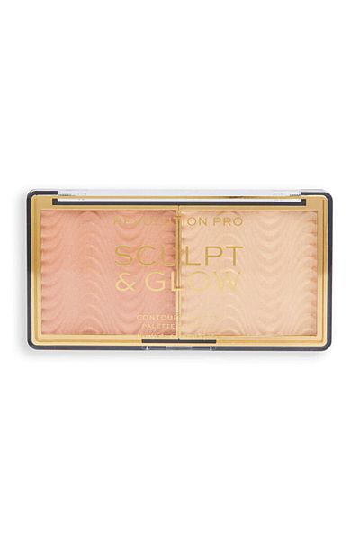 Revolution Pro Highlighter Sculpt & Glow Palette Light Medium 8 gr