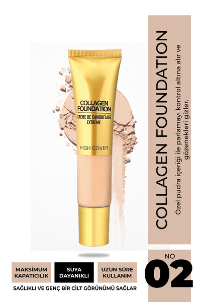 Nera Classy High Cover COLLAGEN FOUNDATION 02