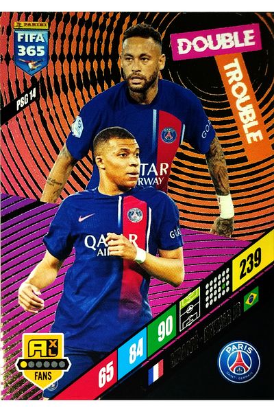 Panini MBAPPE - NEYMAR DOUBLE TROUBLE